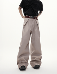 Embroidered Side Panel Wide - Leg Trousers - COPPING THREADS - ArguE CulturE