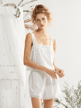 Eyelet Embroidered Cotton Sleepwear Set - COPPING THREADS - CT Dreamscape