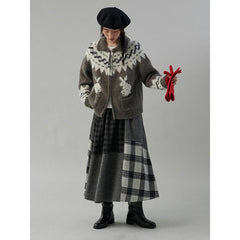 Fair Isle Rabbit Jacquard Cardigan - COPPING THREADS - CHICISLAND