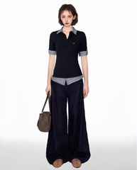 Faux Layered Slim Fit Polo Shirt - COPPING THREADS - CT Select