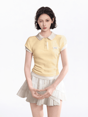 Faux Layered Slim Fit Polo Tee - COPPING THREADS - CT Select