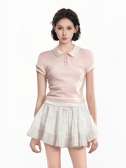 Faux Layered Slim Fit Polo Tee - COPPING THREADS - CT Select