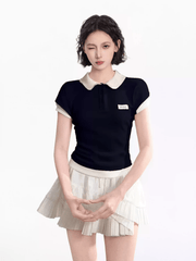 Faux Layered Slim Fit Polo Tee - COPPING THREADS - CT Select