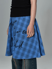 Fetter to the World Plaid Overlay Skirt - COPPING THREADS - CT Coquette