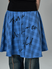 Fetter to the World Plaid Overlay Skirt - COPPING THREADS - CT Coquette