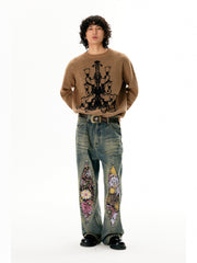 Fireworks Wash Vintage Distressed Denim - COPPING THREADS - APRIORITY