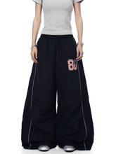 Flag "80" Patch Quick - Dry Wide - Leg Parachute Pants - COPPING THREADS - CT Select