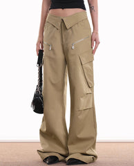 Flap - Waist Vintage Utility Cargo Pants - COPPING THREADS - CHICISLAND