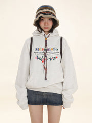 Floral Embroidered Hoodie - COPPING THREADS - MOROMORO