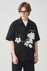 Frog Button Embroidered Shirt - COPPING THREADS - Harsh and Cruel