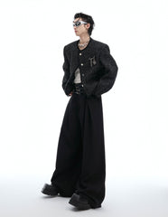 Glossy Textured Luxury Tweed Jacket - COPPING THREADS - ArguE CulturE