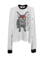 Gothic Cat Graphic Long Sleeve Tee - COPPING THREADS - DETW