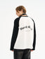 Gothic Letter Logo Drop Shoulder Long Sleeve Tee - COPPING THREADS - Harsh and Cruel