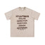 Graffiti Letter Print Tee - COPPING THREADS - CATTEE