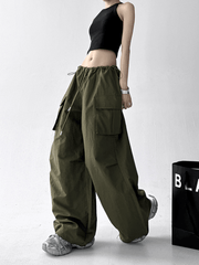 Graffiti Print Wide - Leg Cargo Pants - COPPING THREADS - CT Select