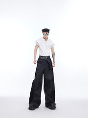 Half - Zip Punk Mesh Tank Top Tee - COPPING THREADS - ArguE CulturE