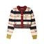 Hand - Embroidered Snowman Short Cardigan - COPPING THREADS - MOROMORO