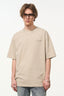 Handwritten Embroidered French Slogan Letter Tee - COPPING THREADS - Harsh and Cruel