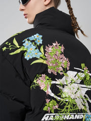 Harsh and Cruel Floral Embroidered Cotton Jacket - COPPING THREADS - Harsh and Cruel
