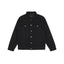 IDLT denim jacket, black front.