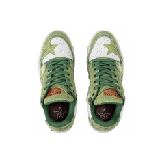 KAALIXTO Avocado Denim Star Sneakers - COPPING THREADS - KAALIXTO