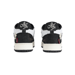 KAALIXTO Black Denim Star Sneakers - COPPING THREADS - KAALIXTO