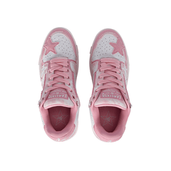 KAALIXTO Pink Denim Star Sneakers - COPPING THREADS - KAALIXTO