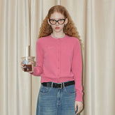 Knit Wool Cardigan - COPPING THREADS - GREENBELT