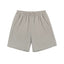 IDLT shorts, beige front.