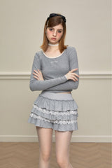 Lace Trimmed Cake Skirt - COPPING THREADS - AYF