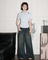 Lace - Up Polo Tee - COPPING THREADS - CT Select