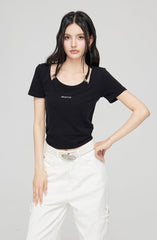 Layered Cut - Out Tee - COPPING THREADS - CT Select