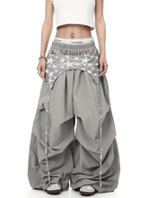 Layered Flap Wide - Leg Parachute Pants - COPPING THREADS - CT Select