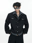 Layered Stripe Cropped Jacket - COPPING THREADS - Argue Culture