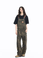 Leopard Print Denim Overalls - COPPING THREADS - CT Select