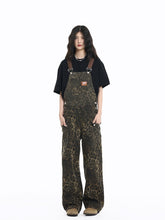 Leopard Print Denim Overalls - COPPING THREADS - CT Select