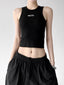 Letter-Detail Fitted Tank Top - CT6657 - COPPING THREADS - CT ORIGINALS