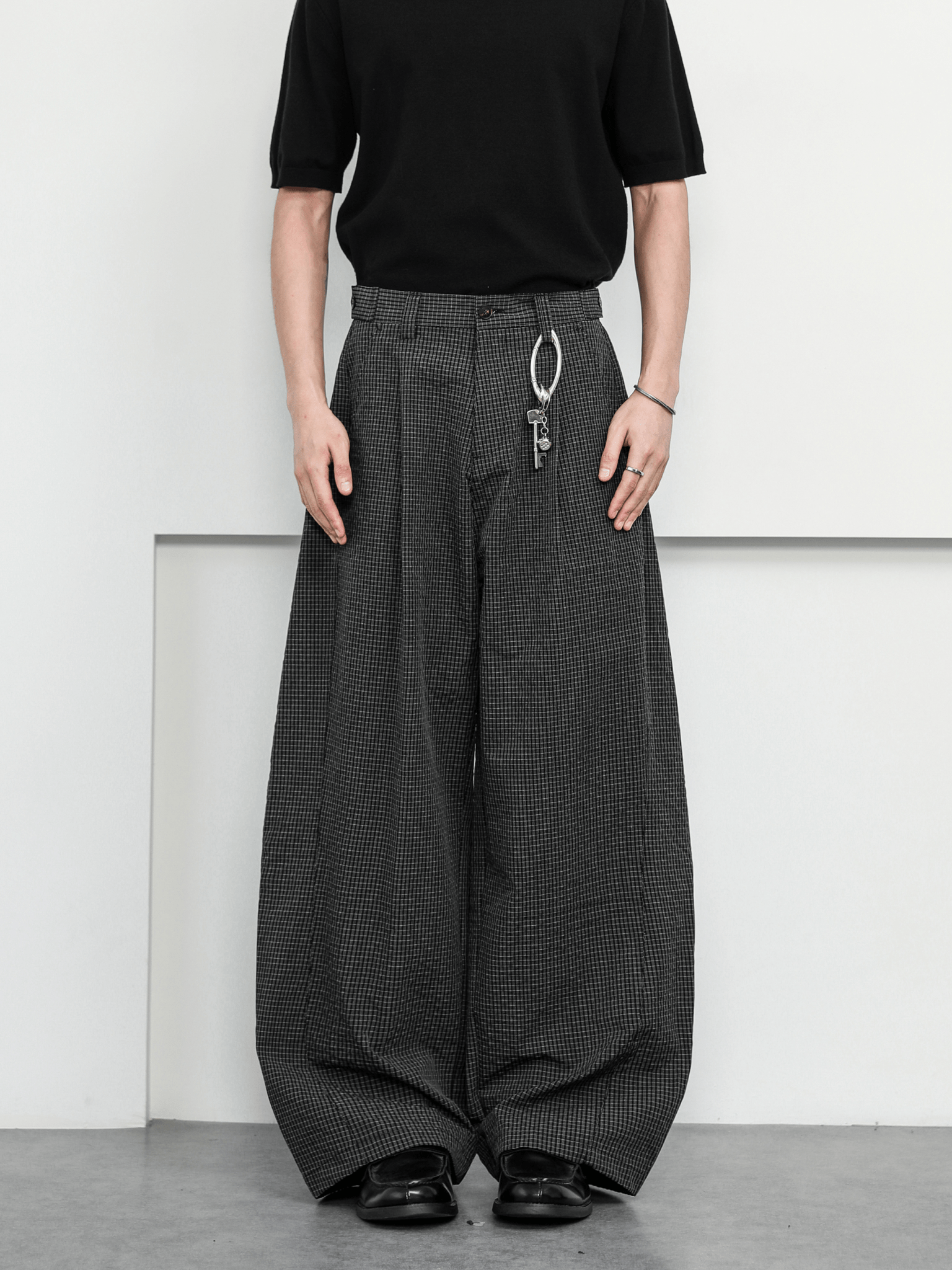 Lightweight Plaid Scythe - Cut Paratrooper Pants - COPPING THREADS - CT Basics