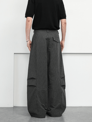 Lightweight Plaid Scythe - Cut Paratrooper Pants - COPPING THREADS - CT Basics