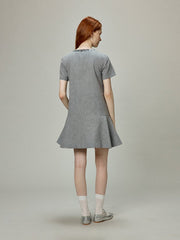 Linen Sequin Trim Tweed - Style Dress - COPPING THREADS - CHICISLAND