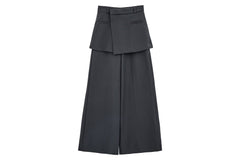 Loose Patchwork Wide - Leg Relaxed Fit Pants - COPPING THREADS - CHICISLAND