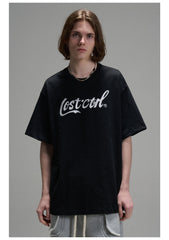 LOSTCTRL Cola LC Printing Vintage Distressed Tee - COPPING THREADS - LOSTCTRL