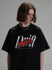 LOSTCTRL Ferrari F40 Logo Print Tee - COPPING THREADS - LOSTCTRL