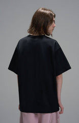 LOSTCTRL Ghost Face Embroidered Logo Tee - COPPING THREADS - LOSTCTRL