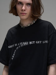 LOSTCTRL Letters Logo Tee - COPPING THREADS - LOSTCTRL