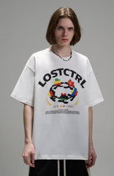 LOSTCTRL LOVE AND PEACE Printed Tee - COPPING THREADS - LOSTCTRL
