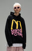 LOSTCTRL M Letter Puff Print Hoodie - COPPING THREADS - LOSTCTRL