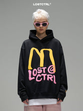 LOSTCTRL M Letter Puff Print Hoodie - COPPING THREADS - LOSTCTRL