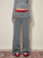 Low Rise Mock Two - Piece Pleated Skirt Trousers - COPPING THREADS - AGAM
