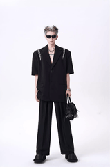 Metal Zipper Blazer - COPPING THREADS - CT Select